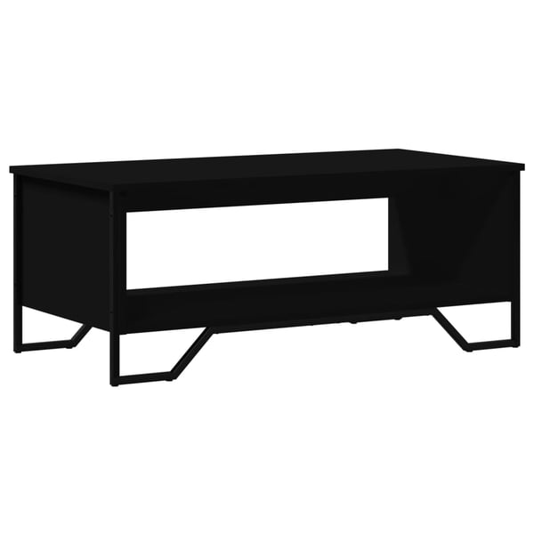 vidaXL Salongbord svart 100x51x40 cm konstruert tre