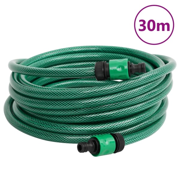 vidaXL Vapaasti seisova letkukela vihreä 30 m letkulla PVC