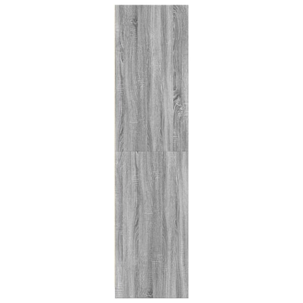 vidaXL Garderobe grå sonoma 30x50x200 cm konstruert tre