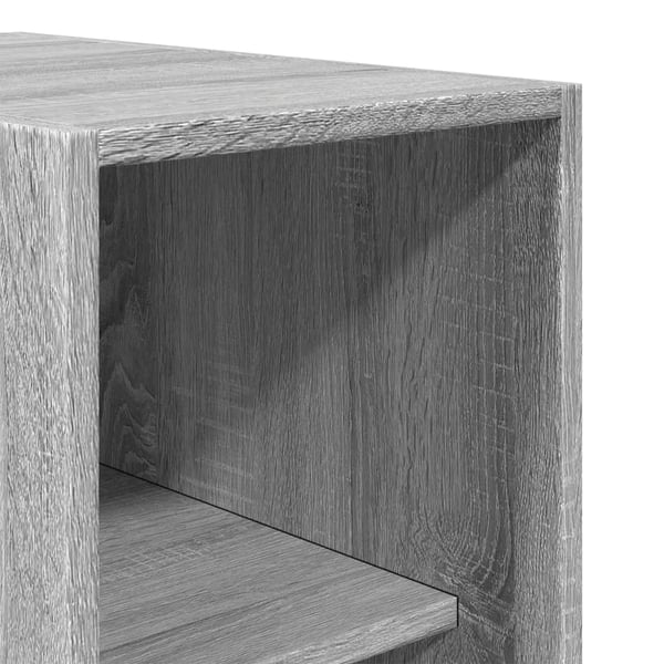 vidaXL Garderobe grå sonoma 30x50x200 cm konstruert tre
