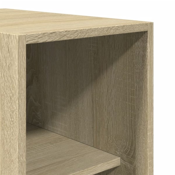 vidaXL Garderobe sonoma eik 30x50x200 cm konstruert tre