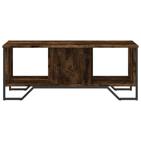 vidaXL sofabord 100x51x40 cm konstrueret træ røget egetræsfarve