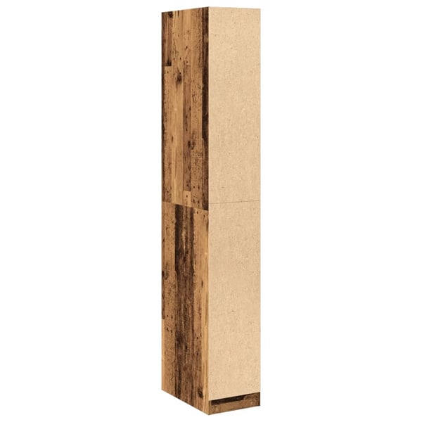 vidaXL Garderobe gammelt tre 30x50x200 cm konstruert tre