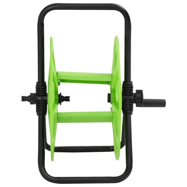 vidaXL Frittstående slangetrommel for 45 m 1/2" slange stål grønn