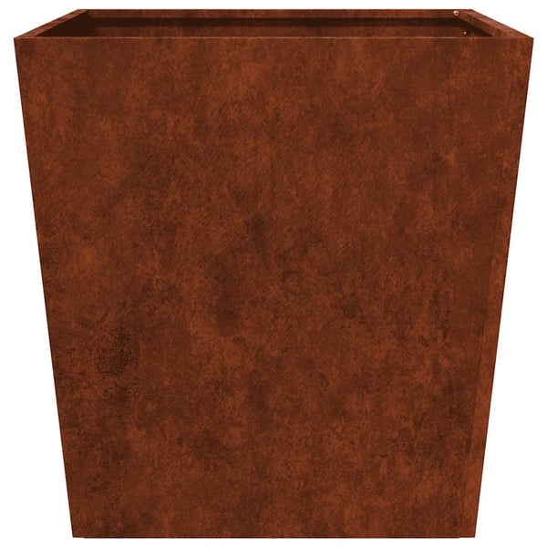 vidaXL Hageplantekar 50x50x50 cm oksidert stål