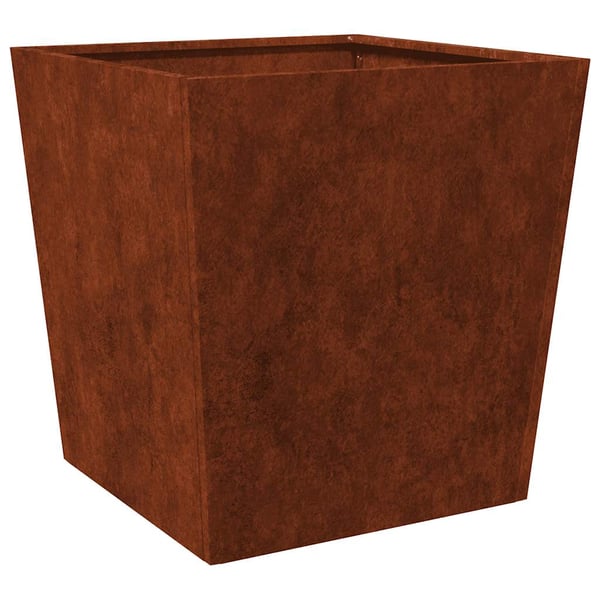 vidaXL Hageplantekar 50x50x50 cm oksidert stål