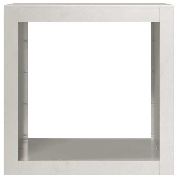 vidaXL Vedstativ 60x40x60 cm rustfritt stål