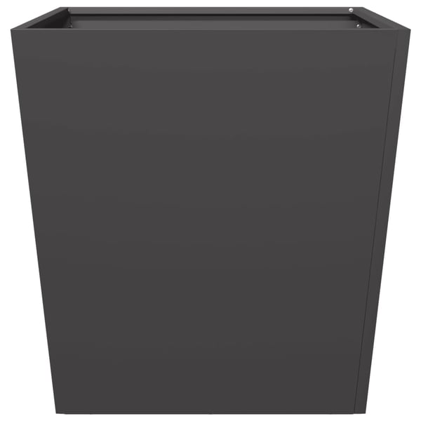 vidaXL plantekrukke 50x50x50 cm stål sort