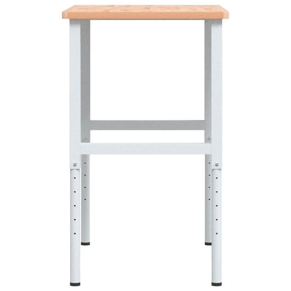 vidaXL Työpenkki 100x60x(71,5-98) cm täysi pyökki suorakaide