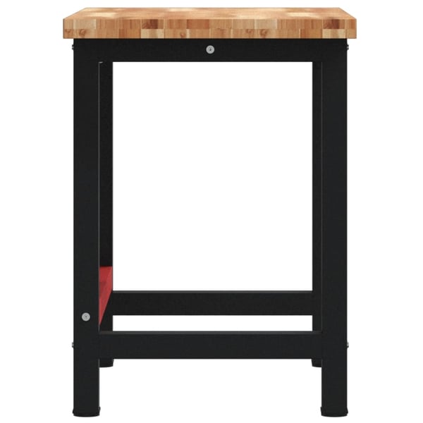 vidaXL Arbetsbänk 100x60x83 cm massiv akacia rektangulär