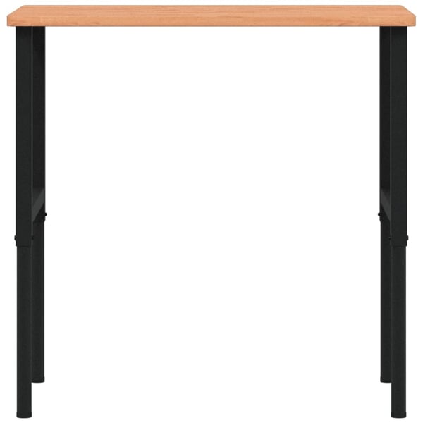 vidaXL Arbeidsbenk 100x60x(71,5-98) cm heltre bøk rektangulær