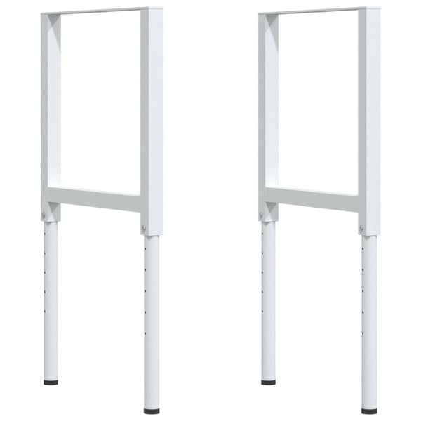 vidaXL Arbeidsbenk 100x60x(71,5-98) cm heltre eik rektangulær