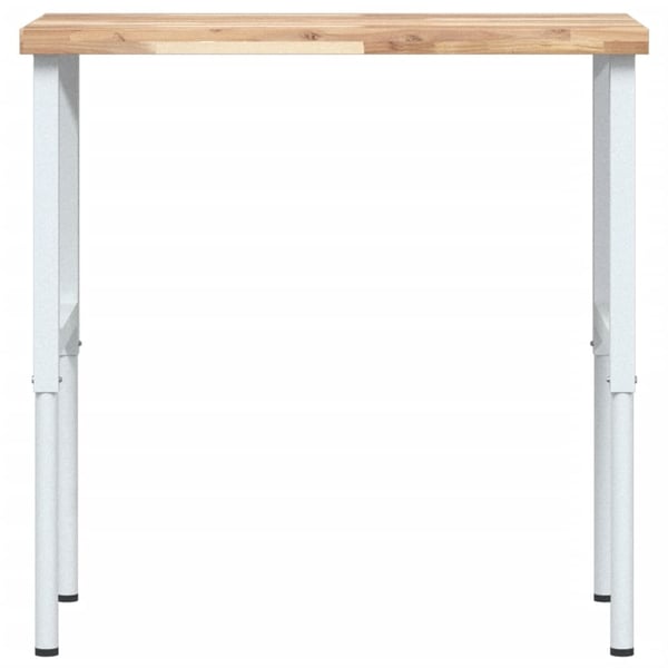 vidaXL Arbeidsbenk 100x60x(73-99,5) cm heltre akasie rektangulær