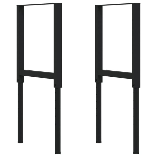 vidaXL Arbetsbänk 100x60x(73-99,5) cm massiv akacia rektangulär
