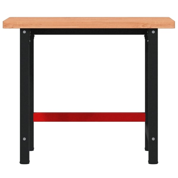 vidaXL Arbeidsbenk 100x60x83 cm heltre bøk rektangulær