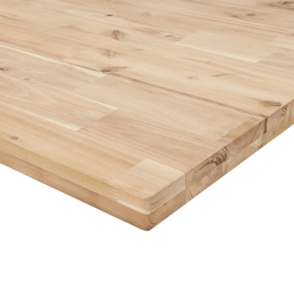 vidaXL Arbeidsbenk 80x60x(73-99,5) cm heltre akasie rektangulær
