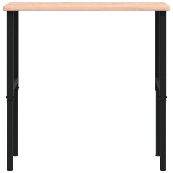 vidaXL Työpenkki 100x60x(71,5-98) cm täysi pyökki suorakaide