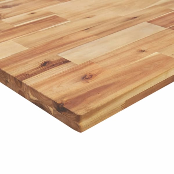 vidaXL Arbeidsbenk 80x60x(73-99,5) cm heltre akasie rektangulær
