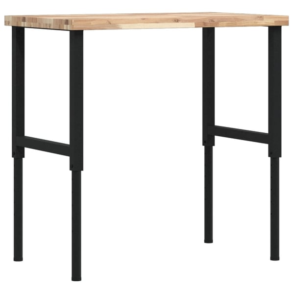 vidaXL Arbeidsbenk 100x60x(73-99,5) cm heltre akasie rektangulær