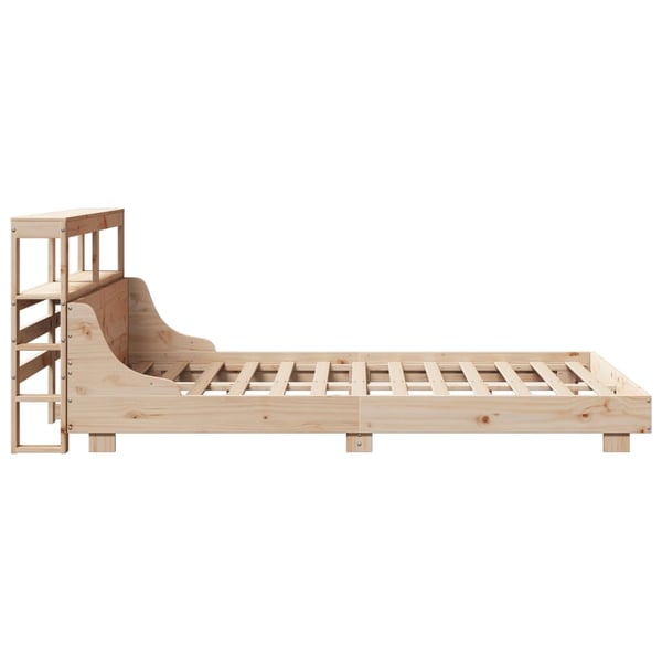 vidaXL Sengeramme uten madrass 150x200 cm heltre furu