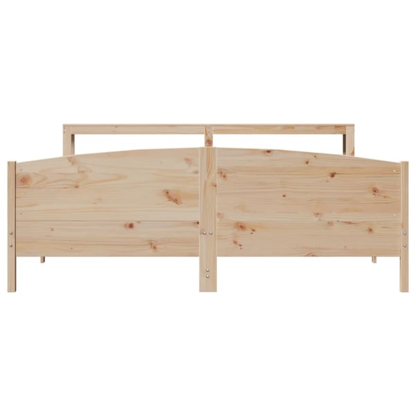 vidaXL Sänky ilman patjaa 200x200 cm täysi mänty