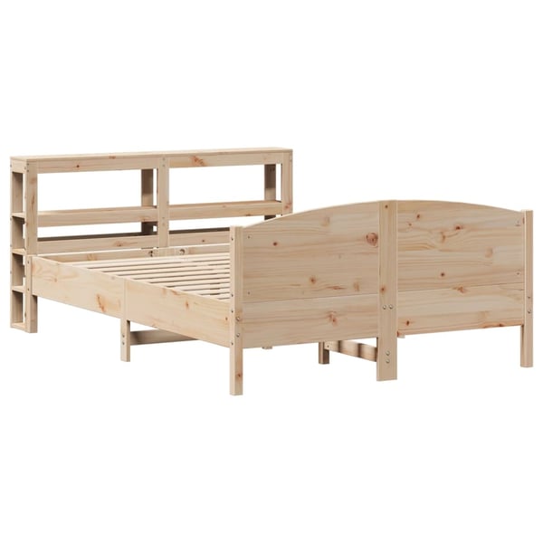 vidaXL sengeramme uden madras 120x190 cm massivt fyrretræ