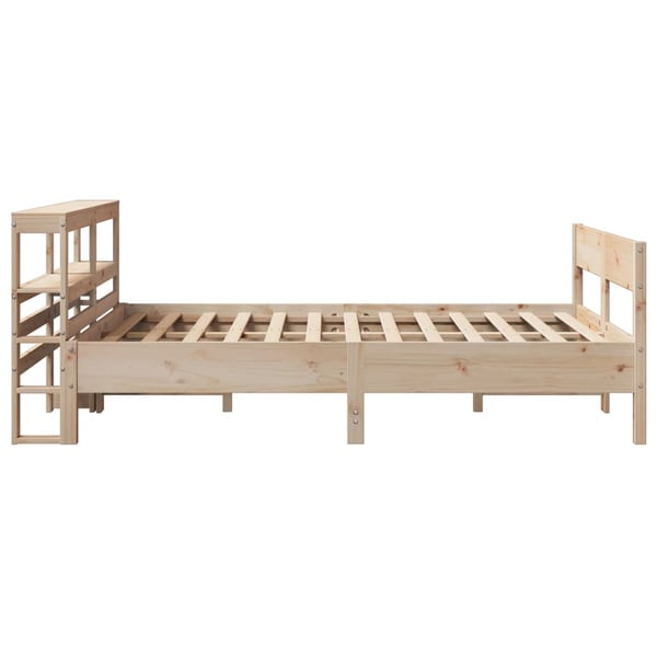 vidaXL Sengeramme uten madrass 150x200 cm heltre furu