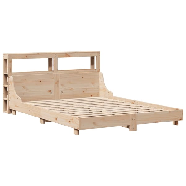 vidaXL Sengeramme uten madrass 120x190 cm heltre furu