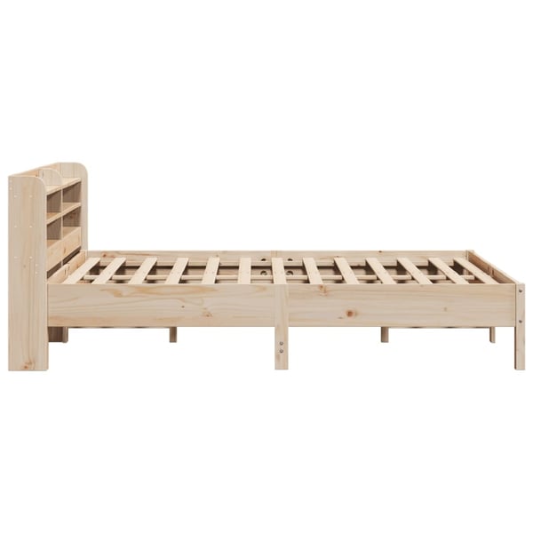 vidaXL sengeramme uden madras 160x200 cm massivt fyrretræ