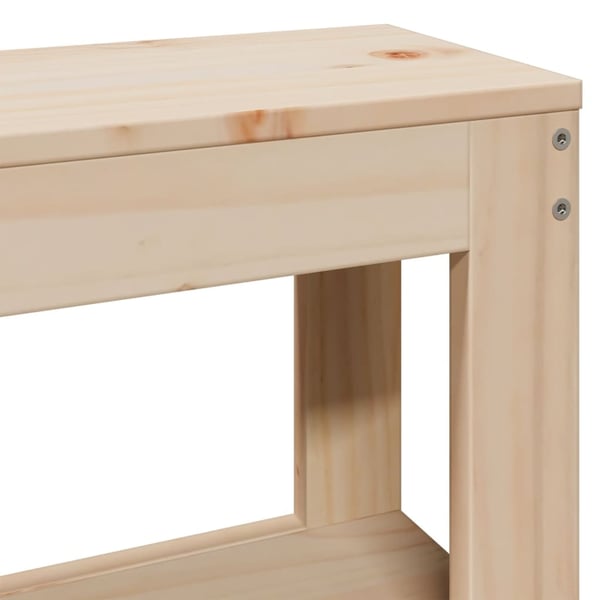 vidaXL Sengeramme uten madrass 140x190 cm heltre furu