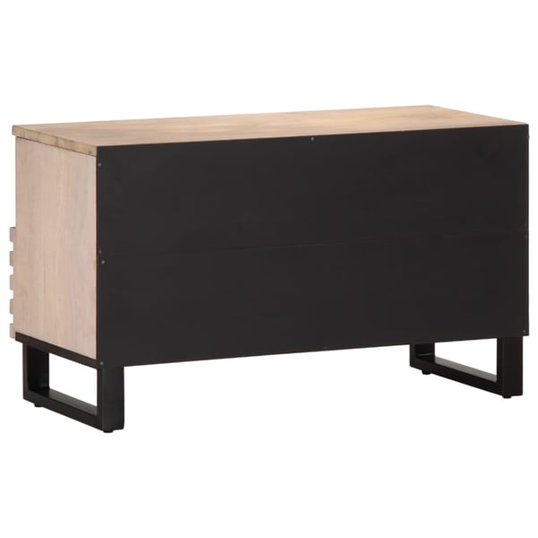 vidaXL TV-benk 80x34x46 cm heltre mango