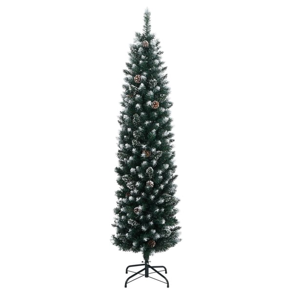 vidaXL Kunstig slankt juletre med 150 LED 150 cm