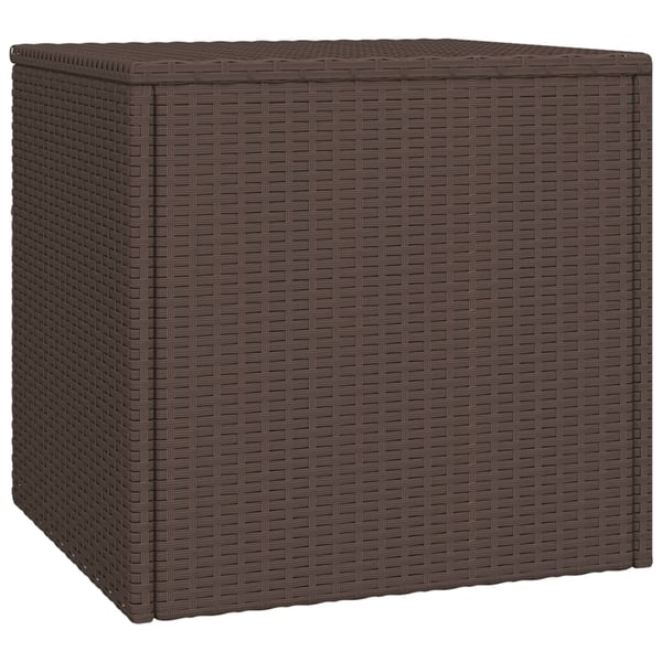vidaXL sideborde 3 stk. til haven polyrattan brun