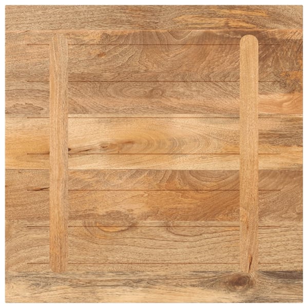 vidaXL Bordplate 80x80x2,5 cm firkantet heltre mango