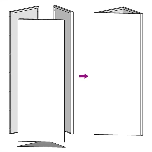vidaXL Plantekasser 2 stk antrasitt trekantet 30x26x75 cm stål