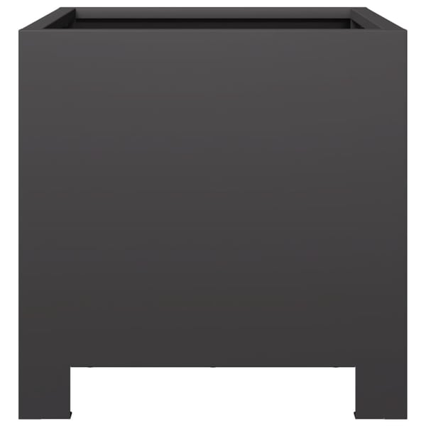 vidaXL Plantekasser 2 stk svart 30x30x30 cm stål