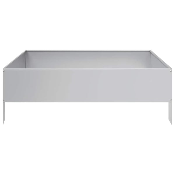 vidaXL Høybed 100x100x33,5 cm galvanisert stål