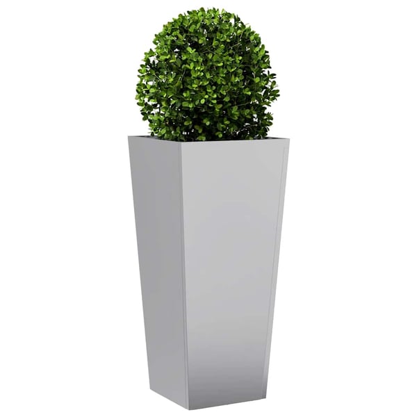vidaXL Plantekasse 35x35x75 cm galvanisert stål