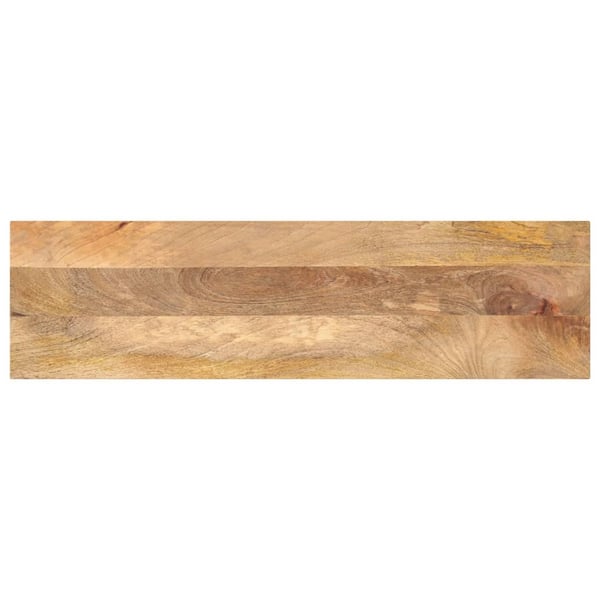 vidaXL bordplade 120x40x2,5 cm rektangulær massivt mangotræ