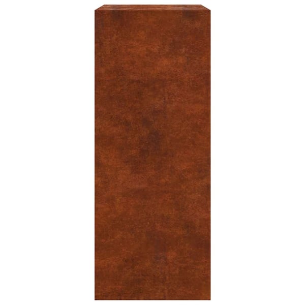 vidaXL Vedstativ 60x40x100 cm oksidert stål