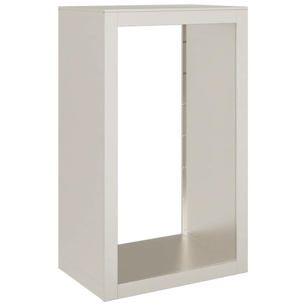 vidaXL Vedstativ 60x40x100 cm oksidert stål