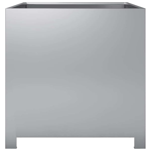 vidaXL Plantekasse 50x50x50 cm galvanisert stål