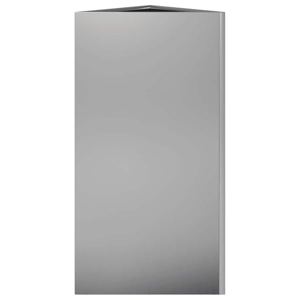 vidaXL Plantekasser 2 stk trekantet 40x40x75 cm galvanisert stål