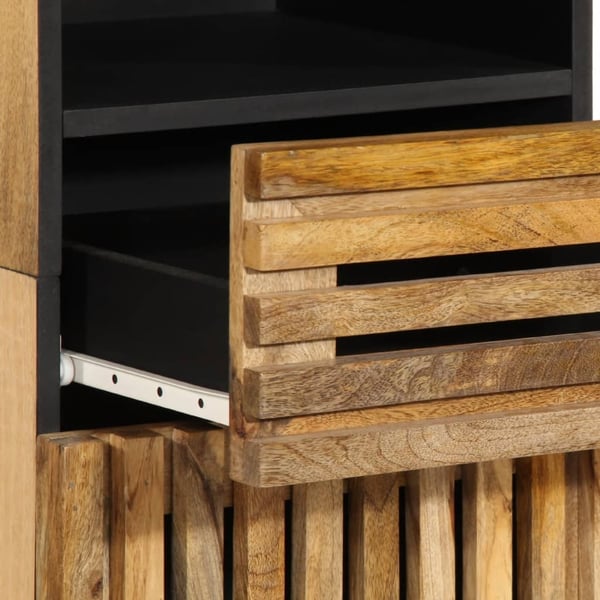 vidaXL Skjenk 38x34x160 cm grovt heltre mangotre