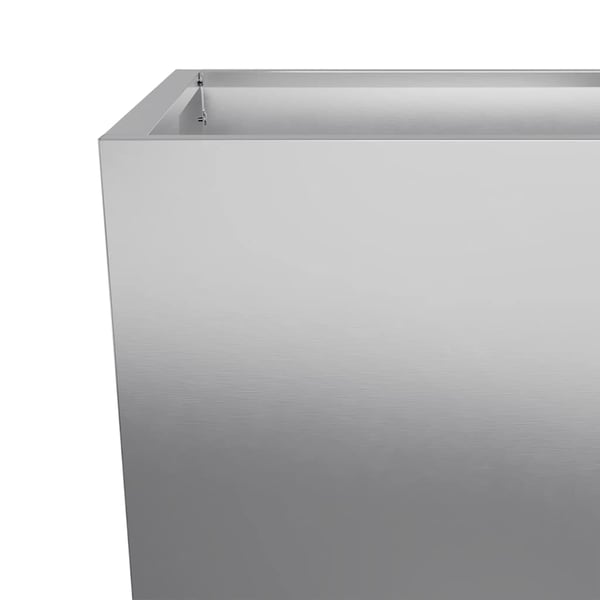 vidaXL Plantekasse 45x45x75 cm galvanisert stål