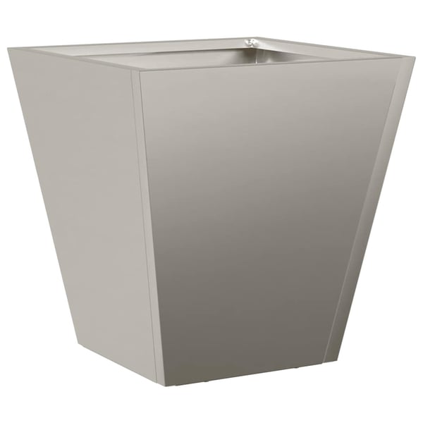 vidaXL Hageplantekar 30x30x30 cm oksidert stål