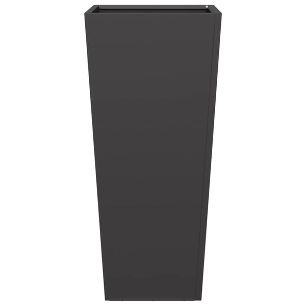 vidaXL plantekrukker 2 stk. 35x35x75 cm stål sort