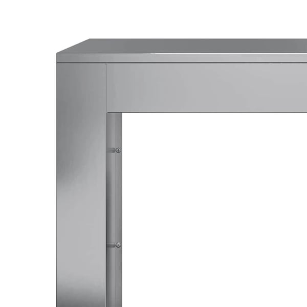 vidaXL Vedställ 60x40x80 cm galvaniserat stål