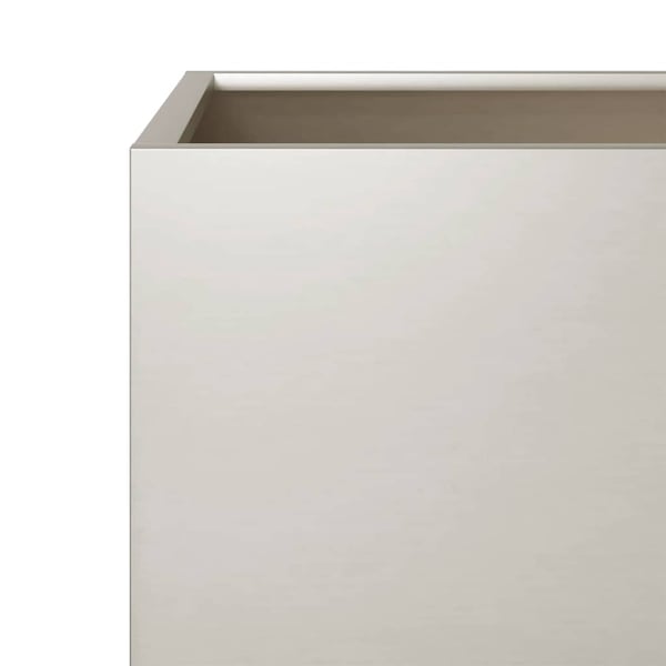 vidaXL Hageplanter 2 stk 30x30x30 cm oksidert stål