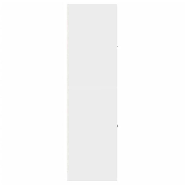 vidaXL Apotekskap hvit 30x41x144,5 cm konstruert tre